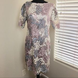 TAHARI ASL Lace Sheath Dress size 8